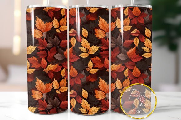 Autumn Tumbler Wrap Graphics & Illustrations