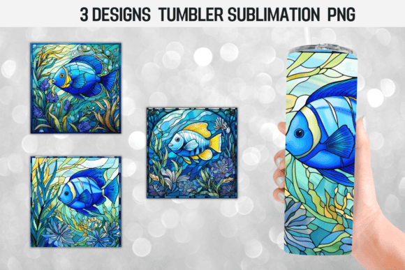 Blue Tang Fish Graphics for Crafts