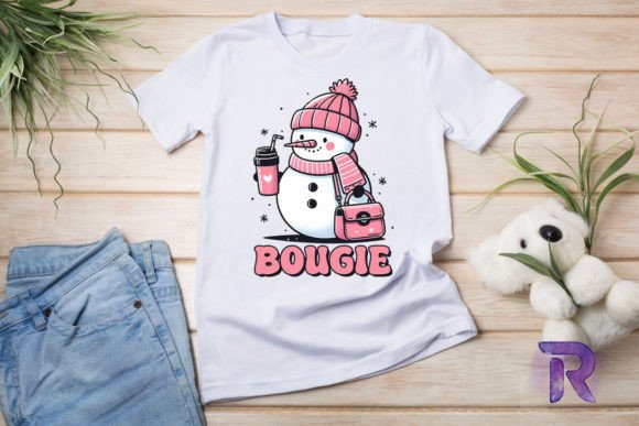 Bougie Snowman Cup and Bag PNG Graphics