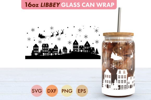 Christmas Scenery SVG: Graphics for Crafts & Branding