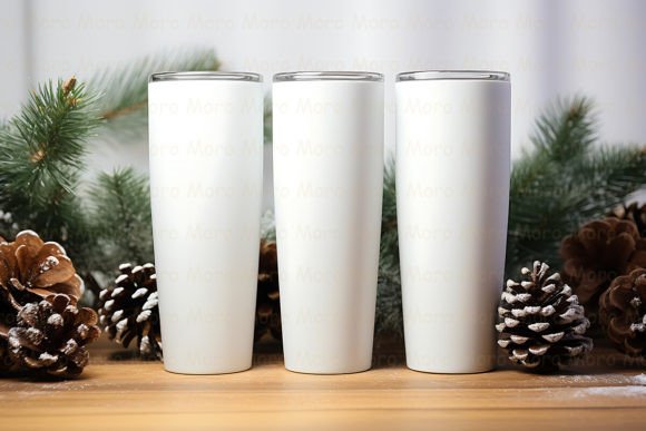 Christmas Tumbler Mockup: Graphics for Christmas Amp