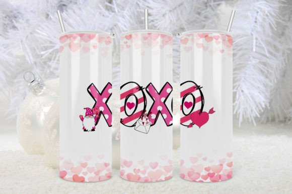 Xoxo Love with Gnome Valentine’s Graphics for Crafts